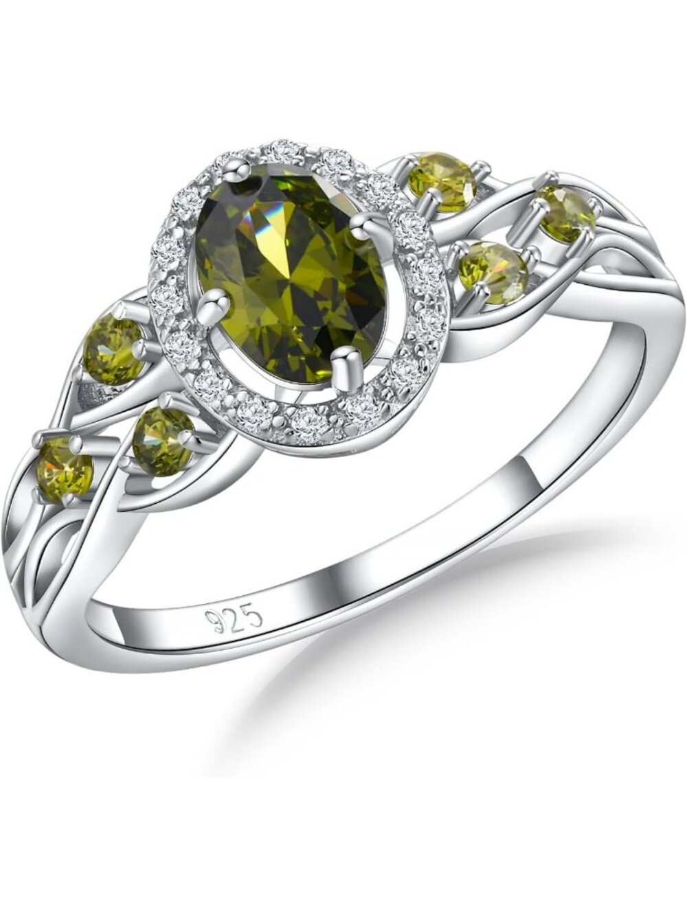 Celtic Knot 925 Sterling Silver Engagement Ring for Women - Elegant & Timeless